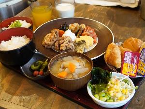 朝食バイキング【盛り付け例】