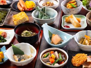 朝食ビュッフェ