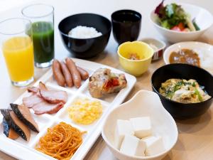 朝食バイキング