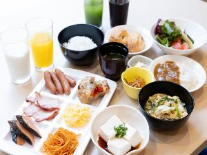 朝食バイキング