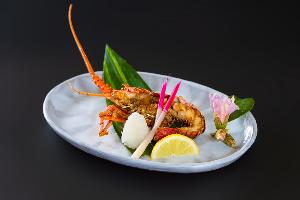伊勢海老の鬼殻焼き