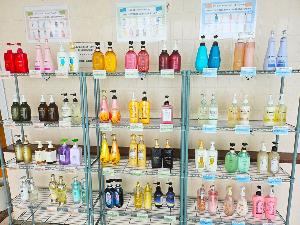 ◆大浴場（女性）のシャンプーバー