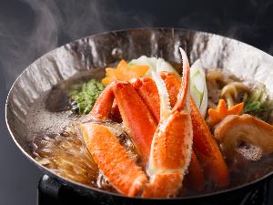 味がたっぷり染み出た蟹すき鍋