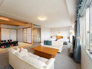 ■クラシックジュニアスイート（和洋室）※広さは同じとなりますがレイアウトは客室ごとに異なります