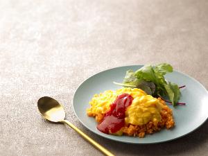 ＜Breakfast Buffet＞チキンライスのスクランブルエッグ