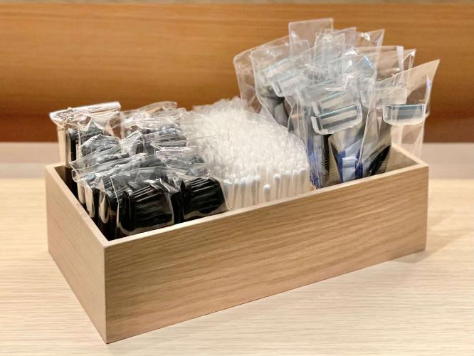 【レセプション提供アメニティ】ご希望の方はスタッフにお申し付けください