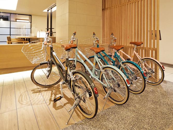 ＜レンタサイクル＞ 京都の観光スポットへ楽々アクセス！ホテルレセプションにてお申込みください。