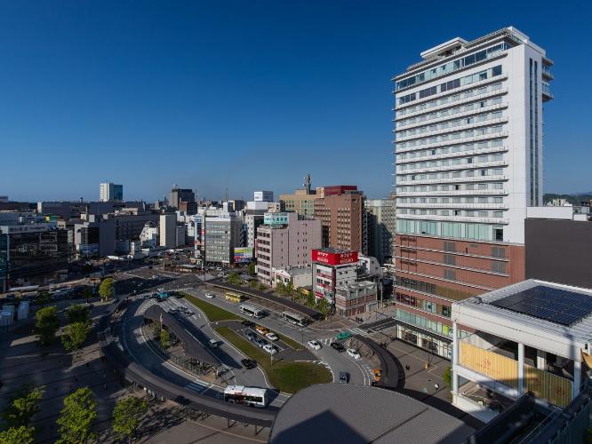 ◆外観｜駅直結で、JR大分駅より徒歩0分
