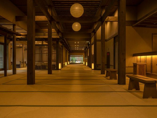 1階/ロビー】一歩、足を踏み入れると「ゆらく草庵」の屋号にふさわしい心安らぐ空間で癒しのひとときを