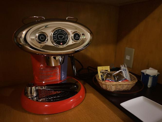各客室にはコーヒーメーカーご用意