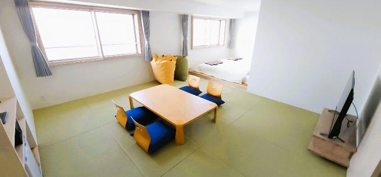 ゆったりと過ごせる26平米・・・2間続きです