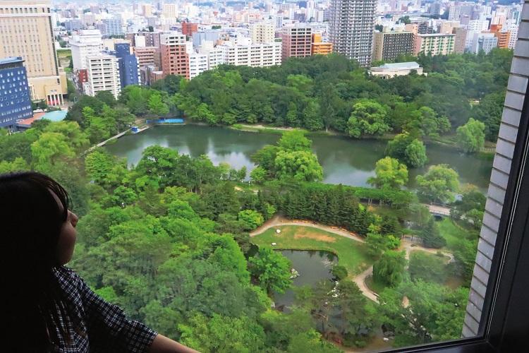 【眺望イメージ】高層階パークビュールームからの眺望例