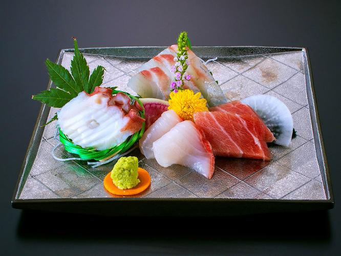 【季節の会席料理】旬の鮮魚 四点盛り合せ（2024年11月末迄）