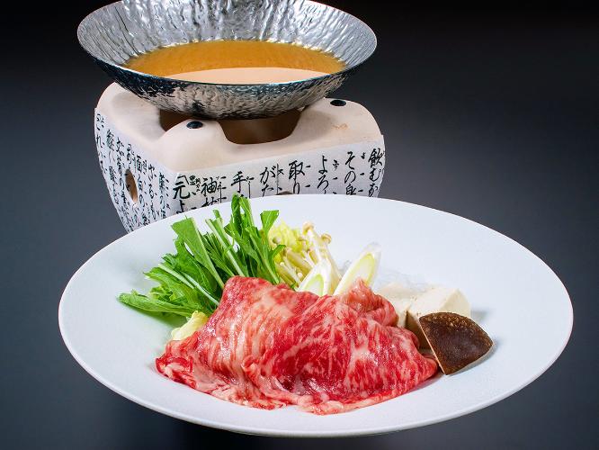 【季節の会席料理】山形牛 庄内味噌鍋（2024年11月末迄）