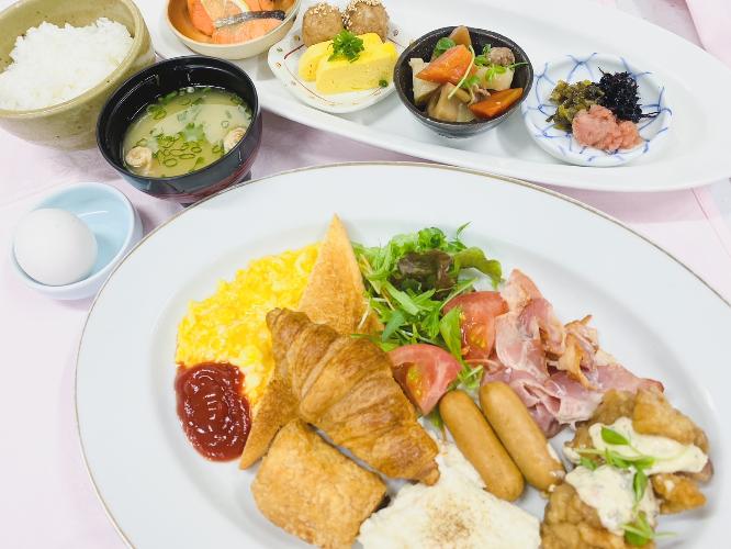 朝食ビュッフェ