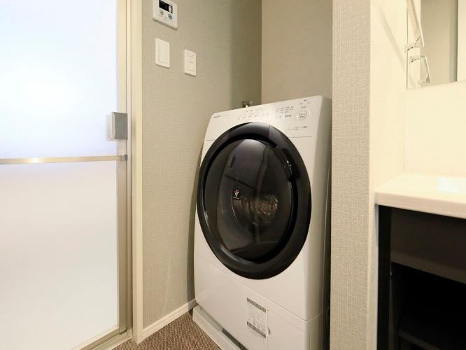 全客室ドラム式【洗濯乾燥機】を備え付けております。