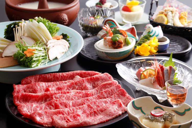 鳥取和牛のしゃぶしゃぶ
