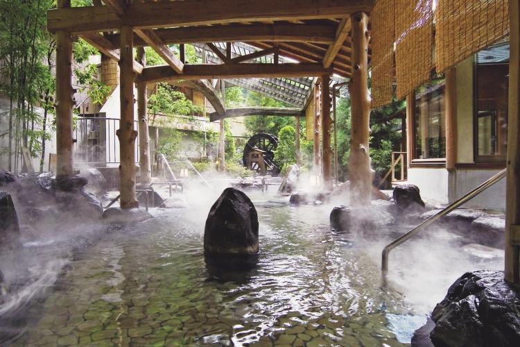 【逢水の湯】左の湯