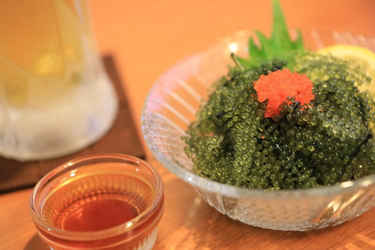 【レストラン】沖縄の名物プチプチでおいしい『海ぶどう』<BR>