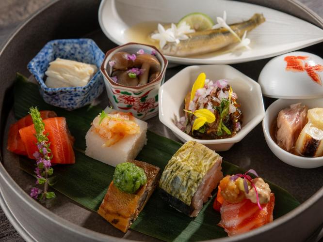 【夕食】里山ビュッフェ「季節の前菜」
