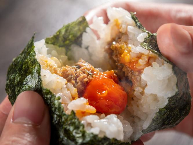 【夕食】里山ビュッフェ「おにぎり」