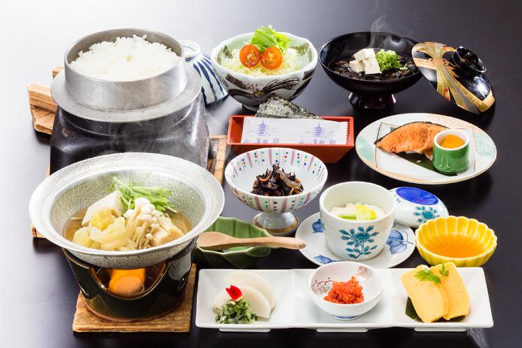 ※朝食画像一例です。時期、仕入の都合により内容が変更となる場合がございます。