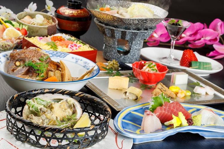 漣会席（海鮮料理がメインの当館一押し会席料理）