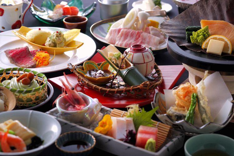 ■【季節の会席】北陸ならではの海の幸、里山の幸を存分にお楽しみください。お食事イメージ