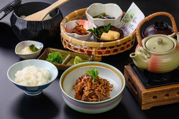 【朝食】選べる茶漬け　松坂牛しぐれ煮茶漬け