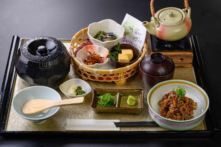 【朝食】選べる茶漬け　松坂牛しぐれ煮茶漬け