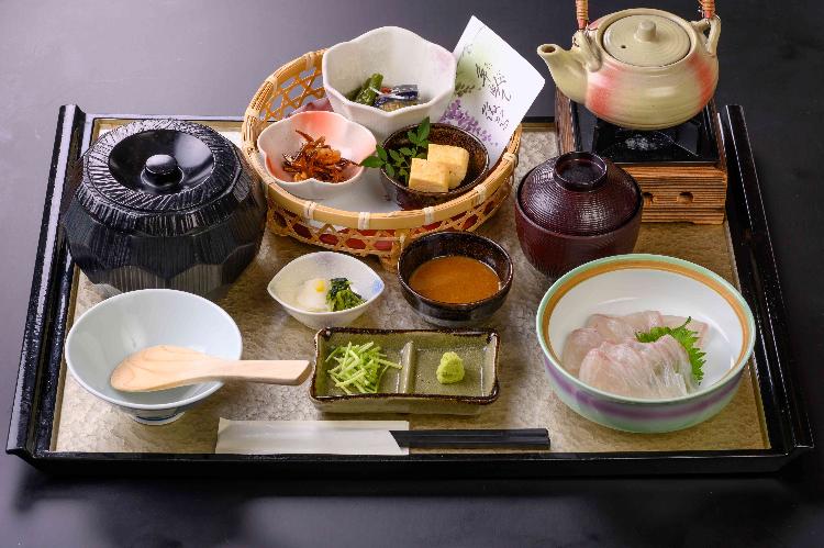 【朝食】選べる茶漬け　鯛茶漬け