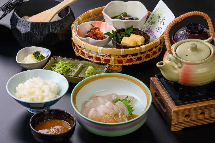 【朝食】選べる茶漬け　鯛茶漬け