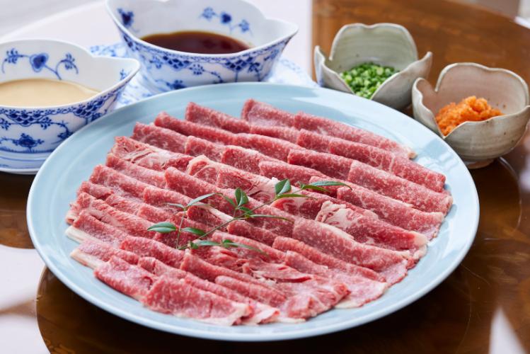 【ご朝食】国産牛のしゃぶしゃぶ又は長崎芳寿豚のしゃぶしゃぶ　※日替わりでのご提供