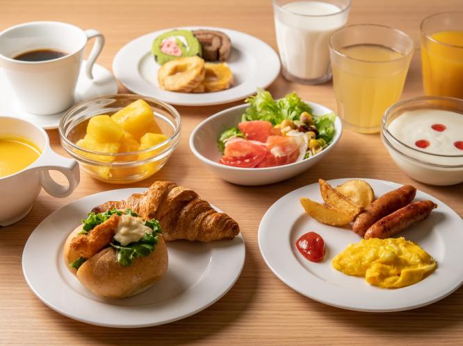 朝食ビュッフェ