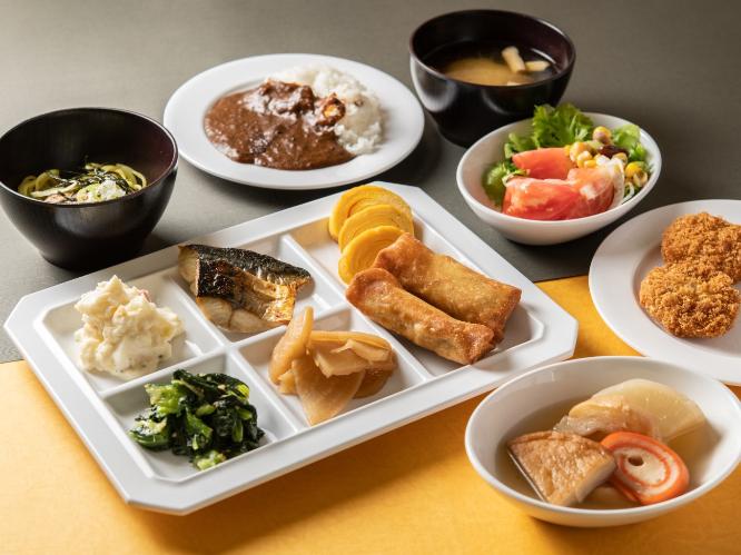 朝食ビュッフェ