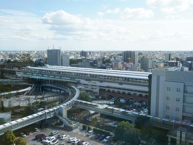 ×【客室からの景色】駅側イメージ