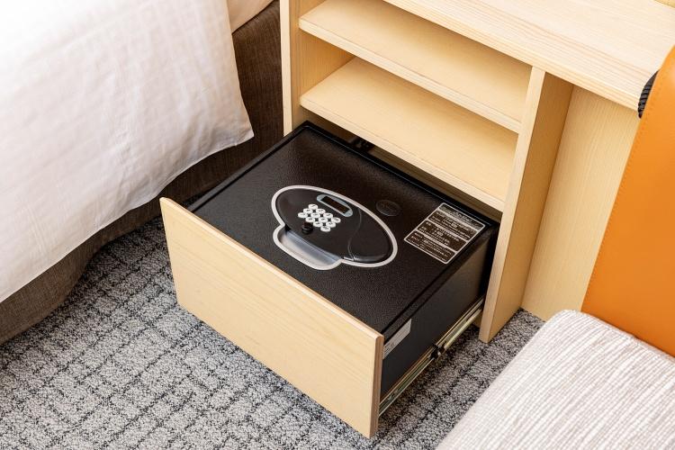 セーフティーボックス　全室にご用意しております。【客室】