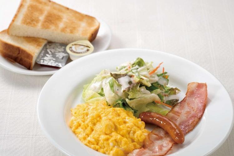 【提携レストラン】朝食付きプランメニュー（洋食イメージ）_※デニーズ浅草雷門店でお召上がり頂けます。
