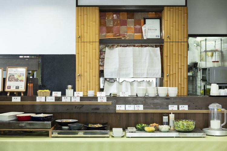【朝食】ビュッフェ台