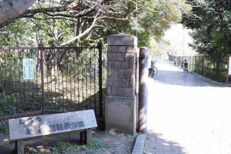 「赤羽自然観察公園」の入り口です。