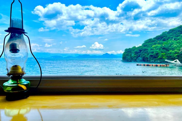 ラウンジからの海景色