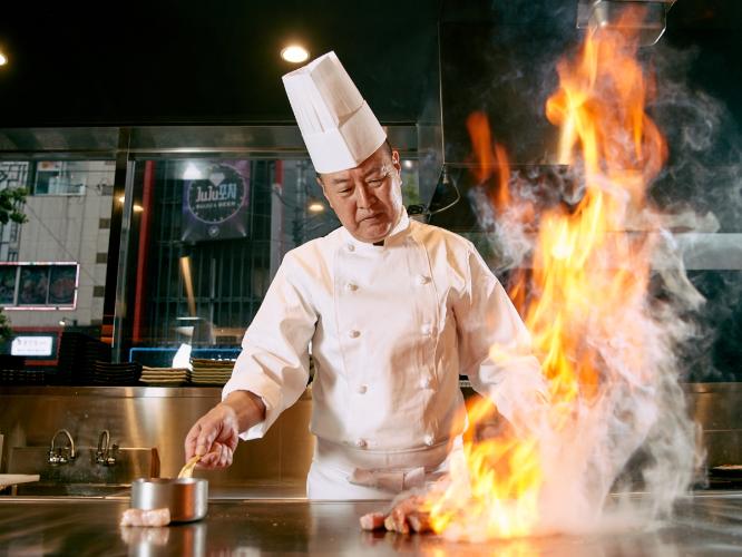 【ディナー】和牛、焼き野菜、ガーリックライスなどのアラカルト各種1,200円より