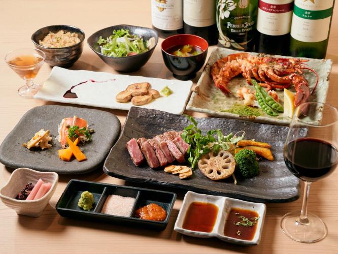 【ディナー】コース例：和牛コース11,000円より