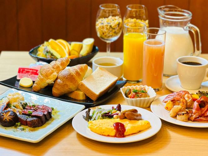 【朝食例和食メニュー】鉄板焼き付き和洋40種のビュッフェ　6:30～10:30