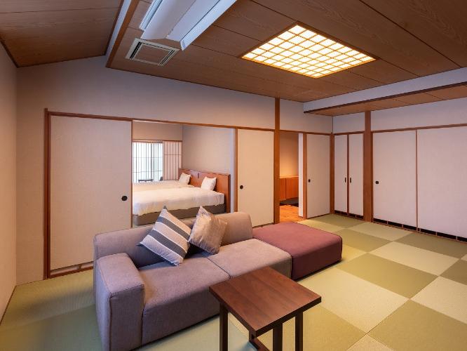 和洋室：ツイン＋8畳　「翠峰（すいほう）」のお部屋