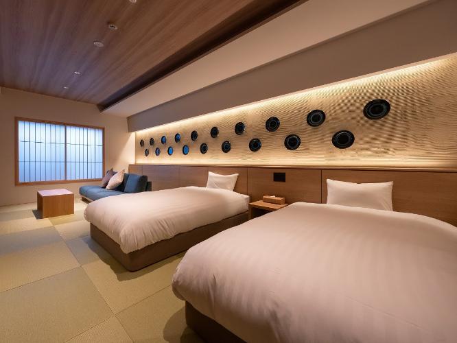 和洋室：ツイン　「蒼円」のお部屋