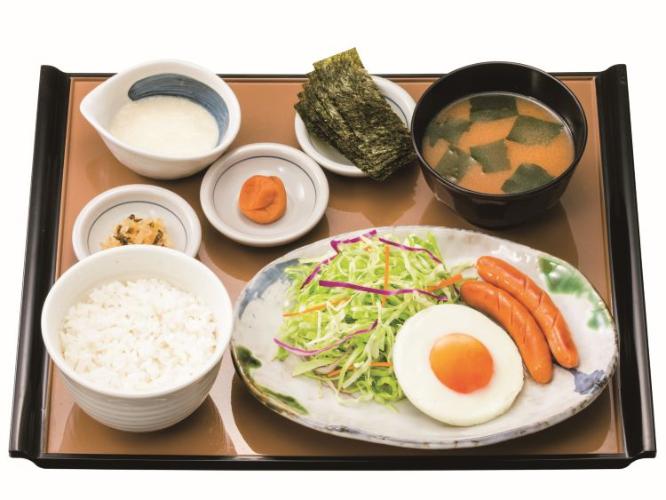 目玉焼き朝食（朝食付きプラン限定のメニューとなります）