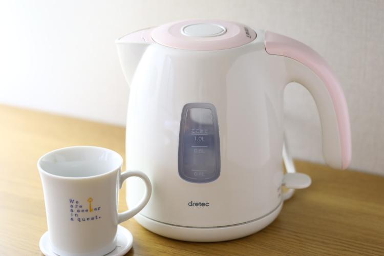 【客室備品】電子ケトル