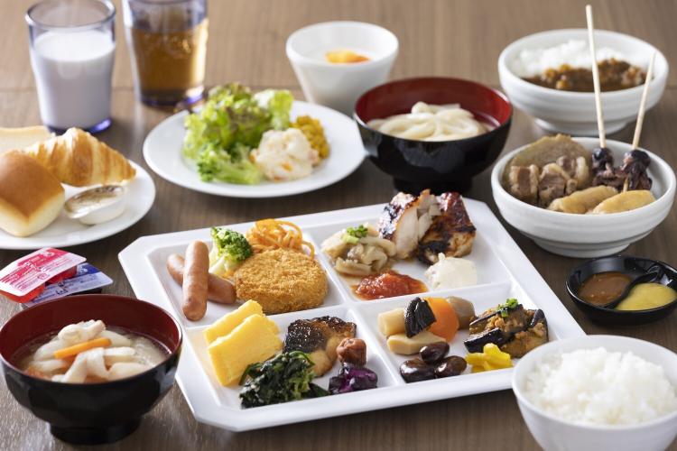 【朝食】ビュッフェ盛り付け例