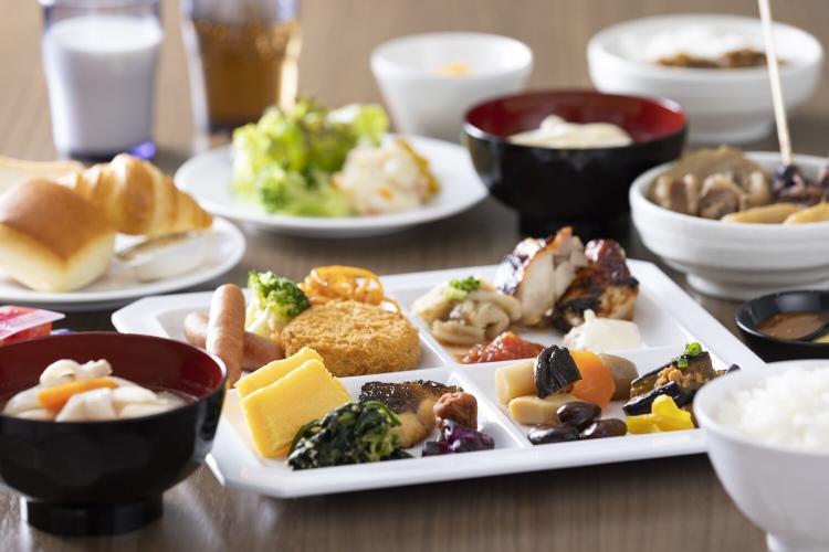 【朝食】ビュッフェ盛り付け例